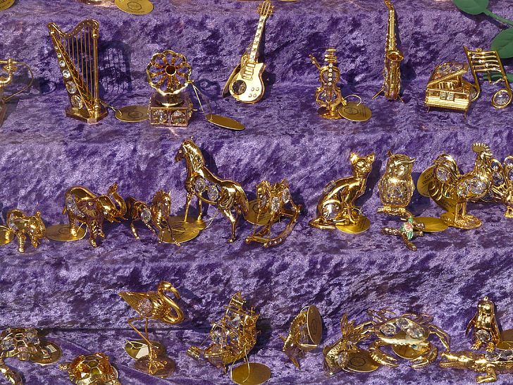 bijoux, bijoux, Purple, Or, paillettes, précieuse, cher