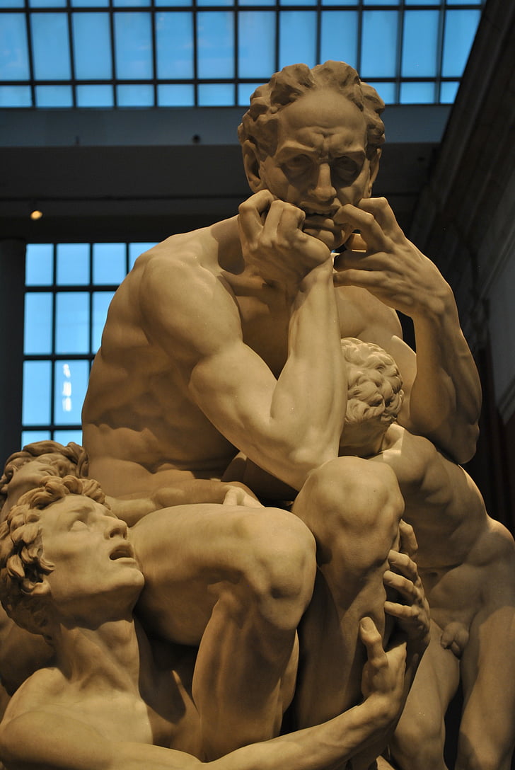 Ugolino y sus hijos, Marvel, escultura, Jean-baptiste carpeaux, Museo metropolitana del arte, nueva york, Estados Unidos