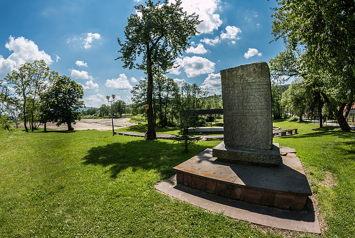 monument, Sommer, Polen, Żeromski, Kielce, ciekoty, Masłów