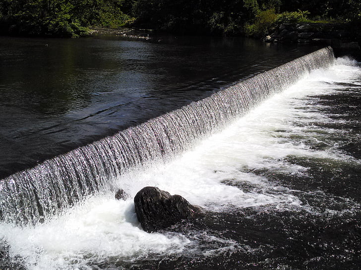 water falls, river, water, fall, stream, outdoors, cascade