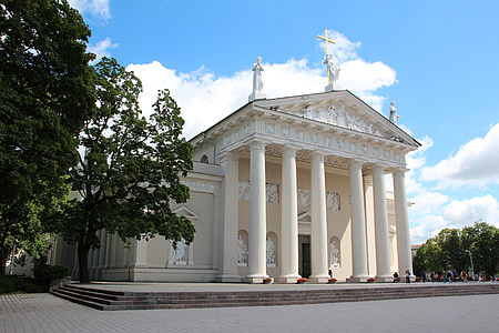 Vilnius, Lituanie, europe de l’est, façade, vieille ville, architecture, Historiquement