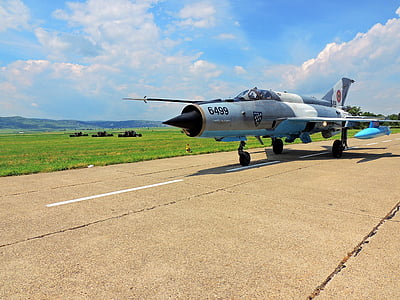 MiG 21 lancer, plokštumoje, sekti, locmanų, kamufliažas, srove, Ultragarso