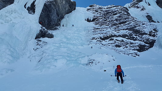 jääkiipeilyä, Bergsport, Extreme-lajit, alpinism, kylmä, Ice, icefall