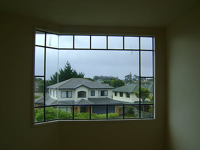 ház, Tasmania, Ausztrália, haza, épület, építészet, ablak