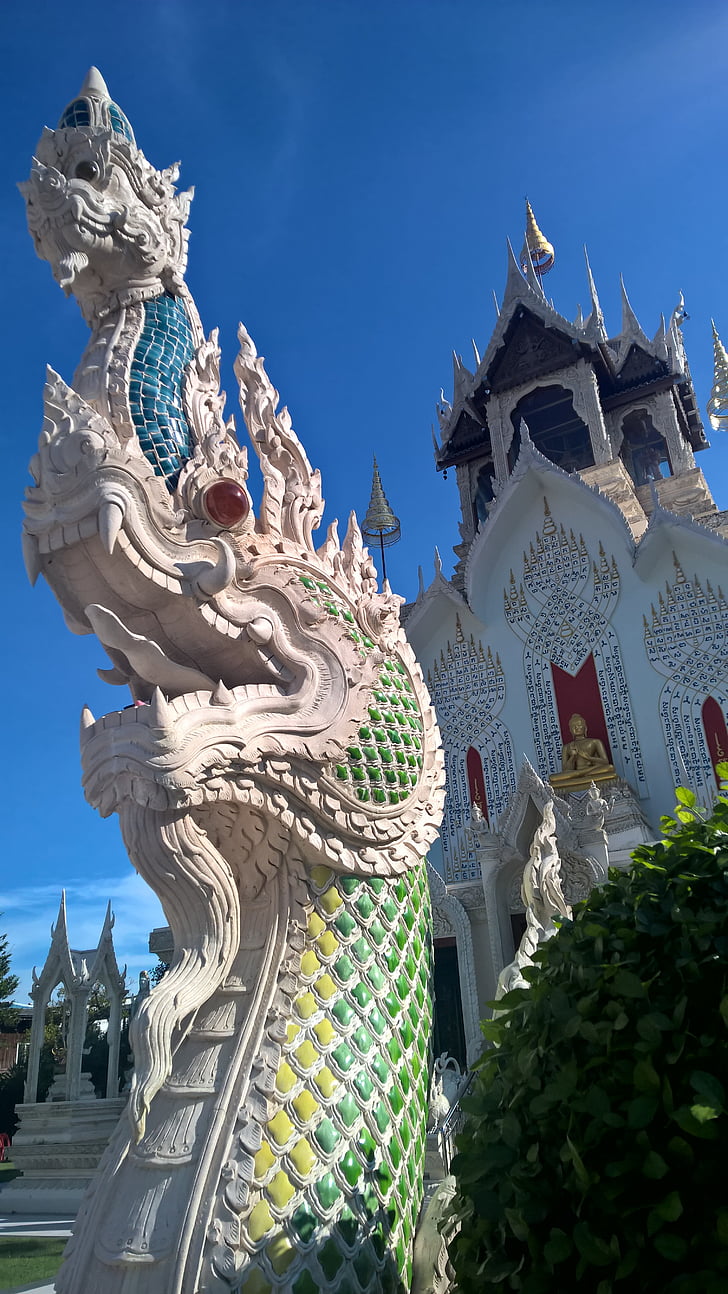 templom, Thai sárkány, Ázsia, vallás, turizmus, Thaiföld