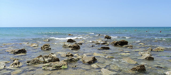 Средиземно море, езеро, езерото, море, празник, плаж, крайбрежие