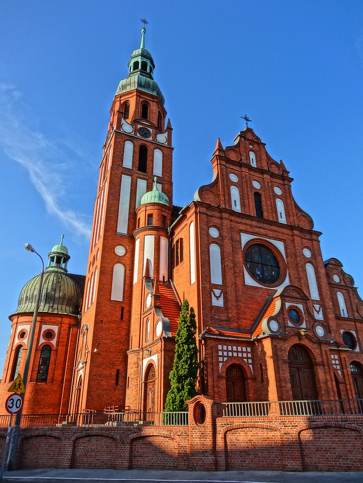 holy trinity church, bydgoszcz, religious, building, architecture, monument, poland