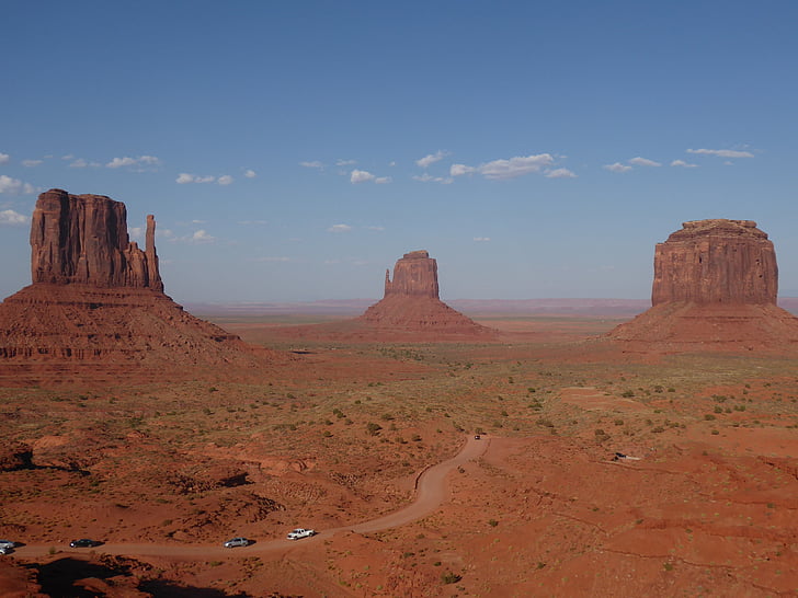 vanter, Navajo, tribal park, spor, ørken, USA, Utah