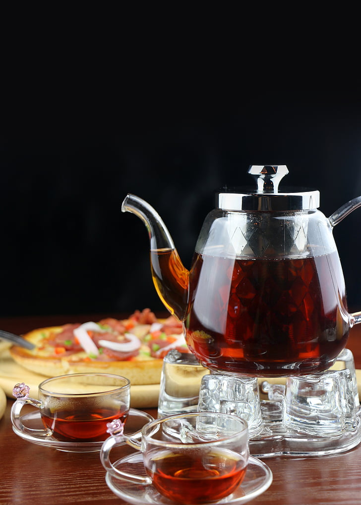 drikke, svart te, India darjeeling