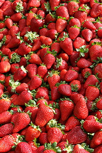 strawberries, fruits, red, food, delicious, fruit, sweet