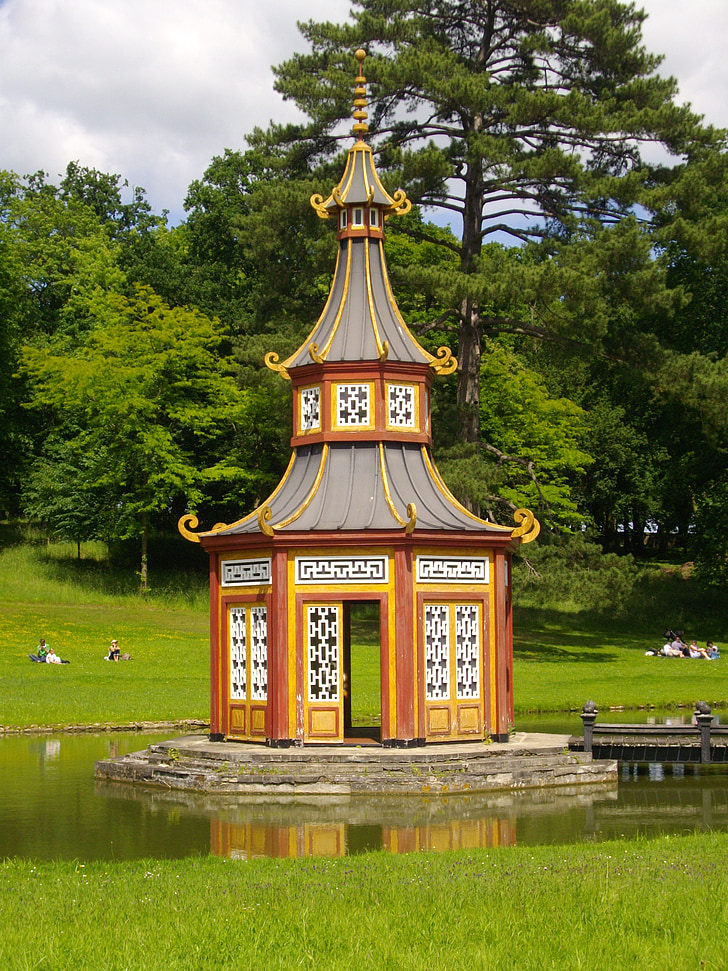 Castelo, pagode, chinoiserie