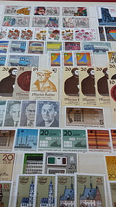 selos, Filatelia, coleção, porte postal, postal