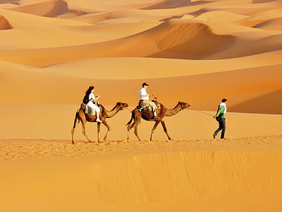 Marruecos, desierto, dunas