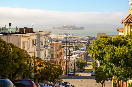 San francisco, California, ZDA, Amerika, mesto, San franzisko, Alcatraz
