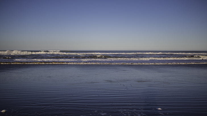 Sea, taevas, lained, Mar del plata, Beach, Costa, Sunset
