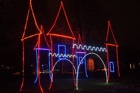 Ντόρτμουντ, Πάρκο της Βεστφαλίας, Φεστιβάλ των φώτων, σκούρο, lichtgestalten, skulputuren, τέχνη