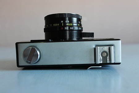 kaamera, Vintage, retro, pildid, foto, objekti, Film