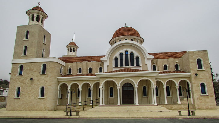 Kypr, Pyla, Ayios georgios, kostel, ortodoxní, náboženství, Architektura