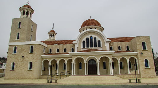 Küpros, Pyla, Ayios georgios, kirik, õigeusu, religioon, arhitektuur