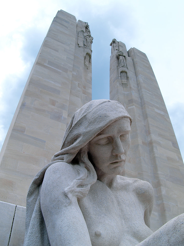 Vim ridge, Memorialul, Franţa, WW1, război mondial, 1 de al doilea război mondial, Monumentul