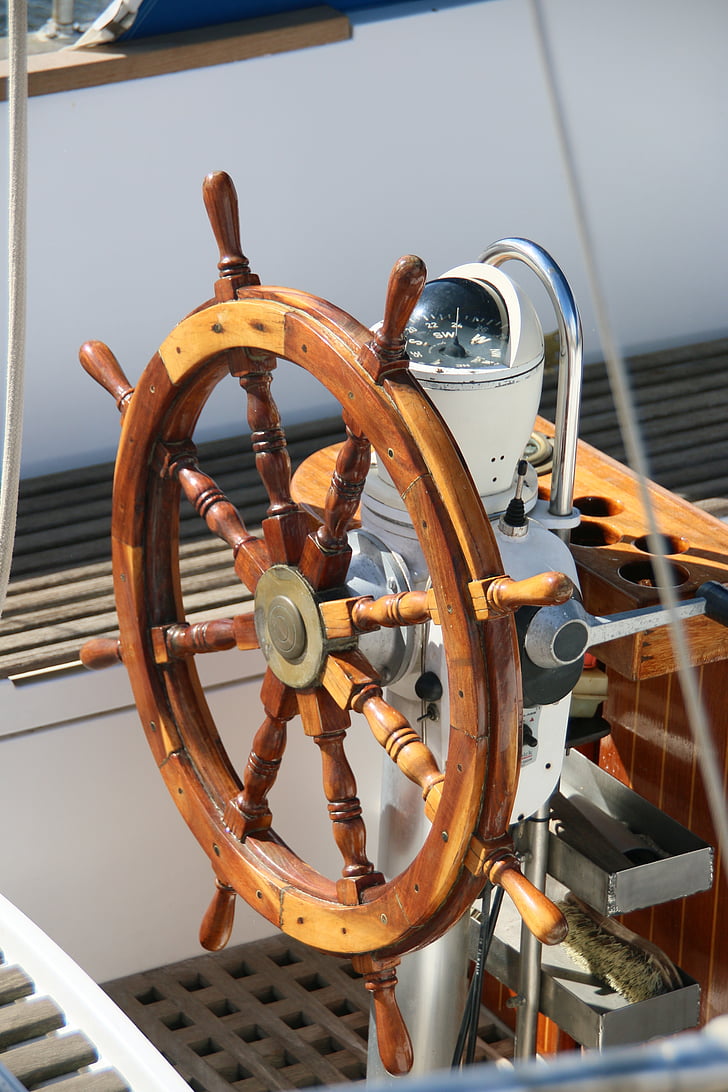 wheel, ship, steering, nautical, boat, sea, travel