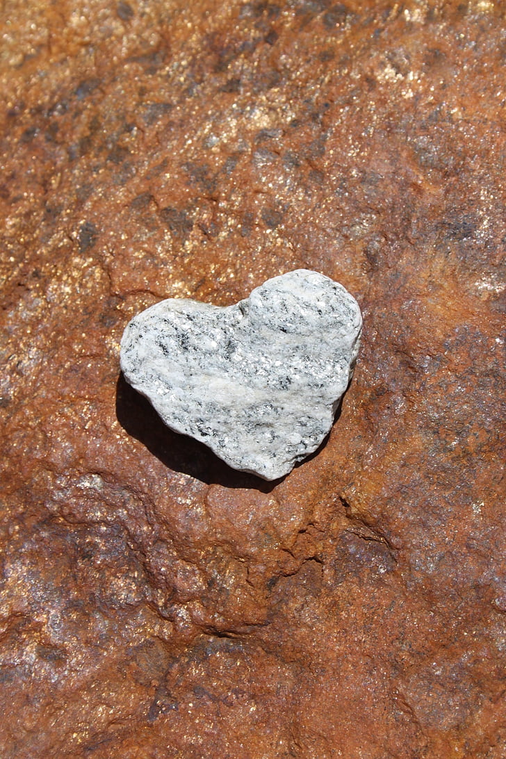 đá, trái tim, trái tim đá