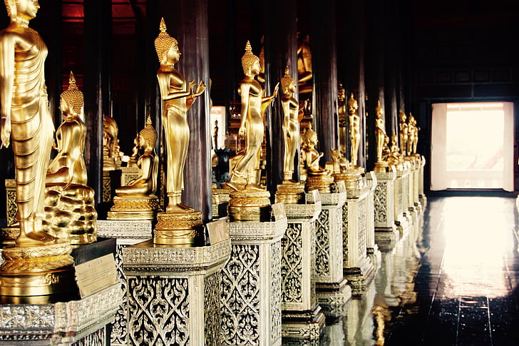 Bangkok, Buda, Altın, meditasyon, Budizm, Tayland, Asya