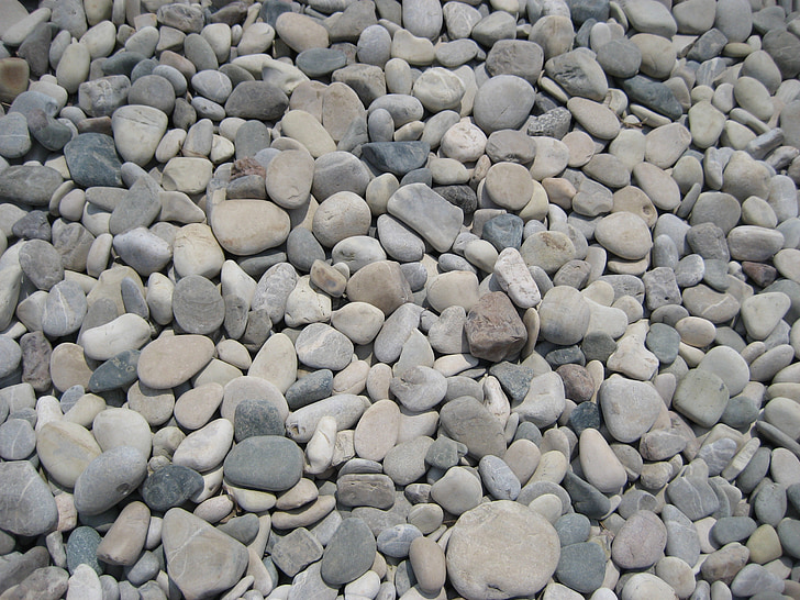 steentjes, strand, stenen, natuur, ronde