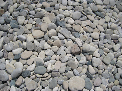 çakıl taşları, plaj, taşlar, doğa, yuvarlak