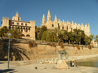 bygge, arkitektur, Mallorca, Spania, Tour, byen, turisme