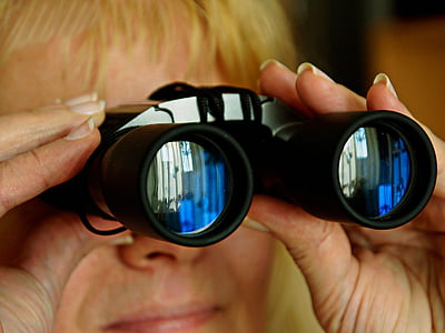 spinage, binoculars, look, peek, watch, view, optics
