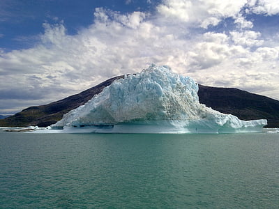 jéghegy, Grönland, jég, víz, természet, Északi-sark