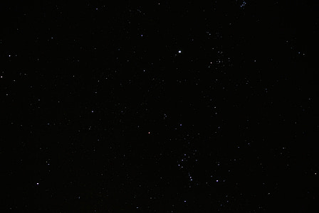 noć, zvijezde, prostor, bijeli, iskra, Orion