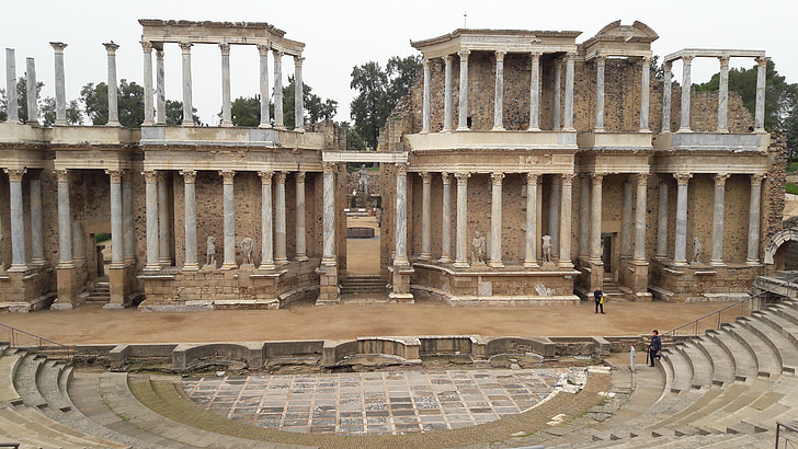 building, ancient, the amphitheater, monument, ancient times, monumental, old building