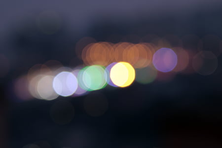 bokeh, lights, blur, soft, background, night, abstract