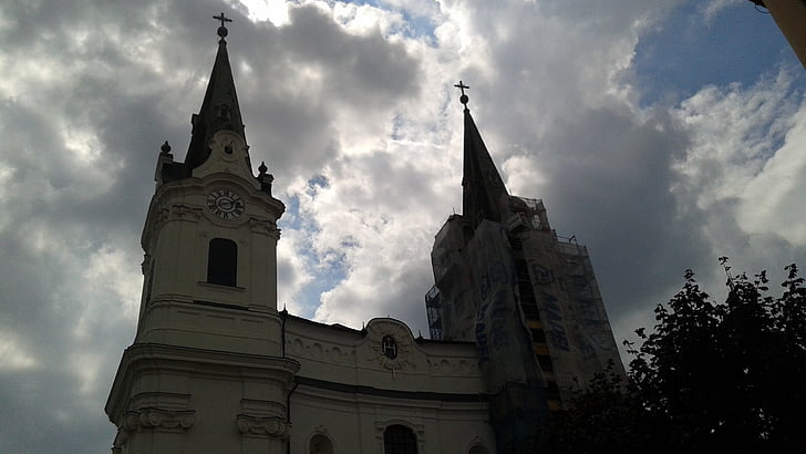 Chiesa, St andrew, Komárom, architettura, religione, Cattedrale, cristianesimo