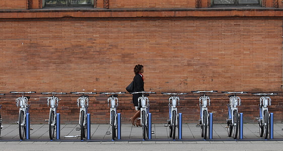 jízdní kolo, ulice, minimalismus, městský
