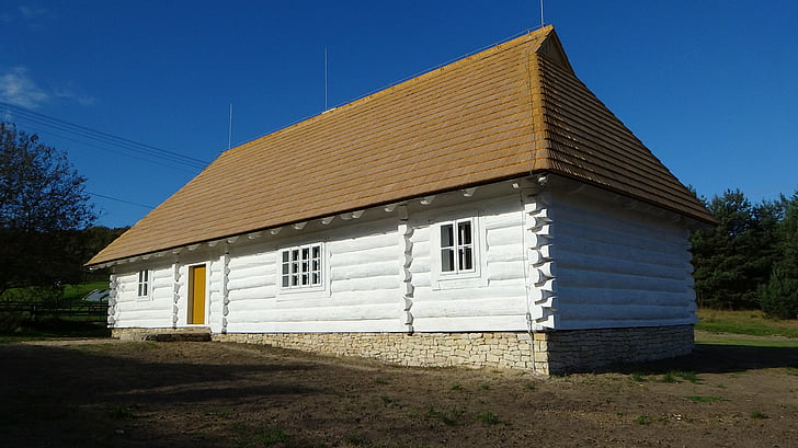 rabsztyn, Polen, Cottage, gebouw, het platform
