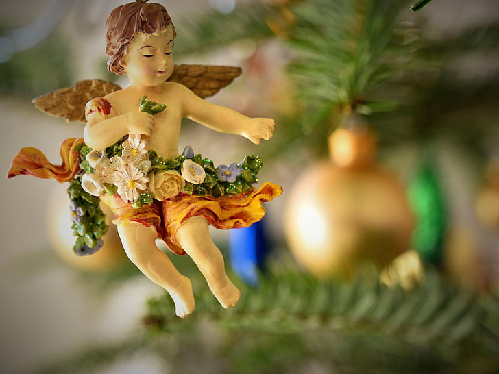 Àngel, weihnachtsbaumschmuck, figura, ornaments de Nadal, Nadal, decoracions de l'arbre, déco