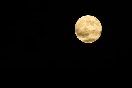 mēness, naktī, debesis, tumša, Halloween, Astronomija, pilns mēness