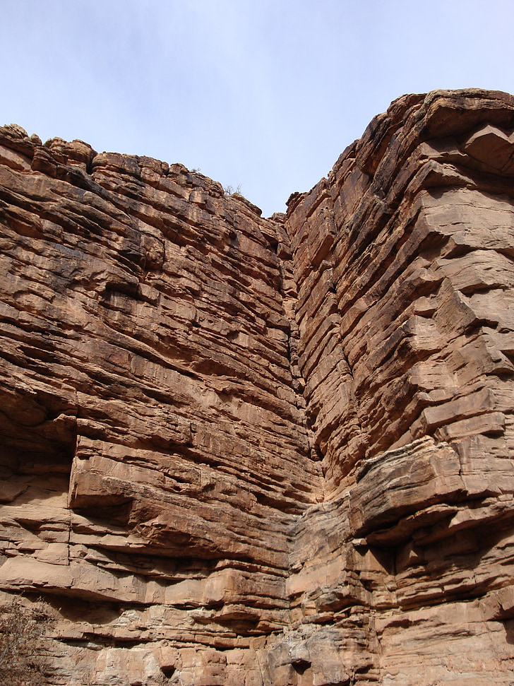 Suur kanjon, nurgas, kivid, kalju, geomeetriline, loodus, kivine