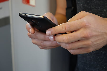 smartphone, ruke, Dodirnite, h, koji se kreće telefon, zaslon osjetljiv na dodir, iPhone