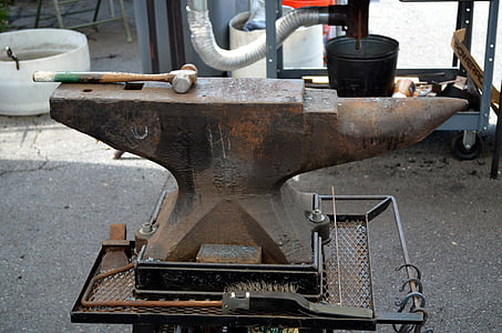 anvil, steel, metal, tool, forge, blacksmith, smith