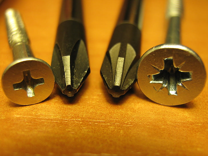 phillips, screw, screwdrivers, close-up, macro, tools