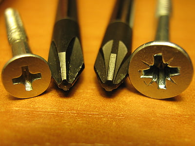 Phillips, parafuso, chaves de fenda, close-up, macro, ferramentas