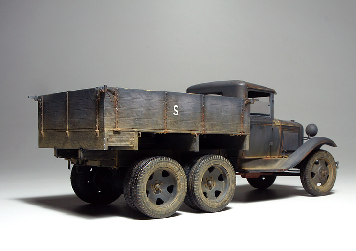 Старий, вантажівка, ретро, чай, Другої світової війни