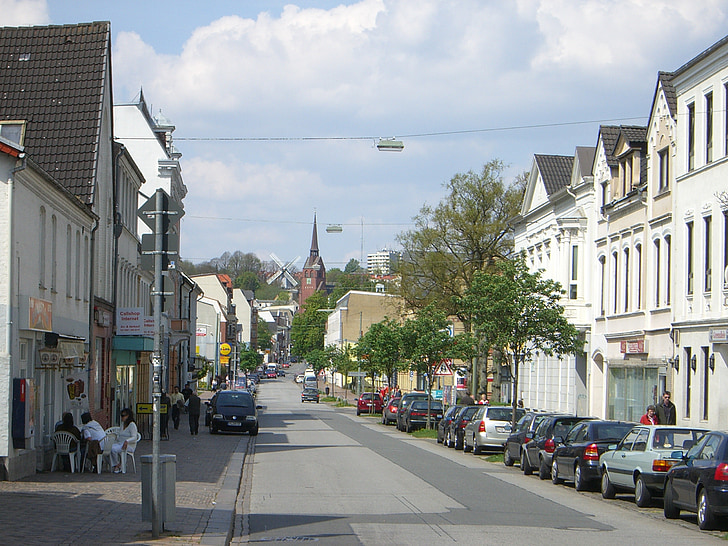 Flensburg, Neustadt, St petri, molino de la montaña
