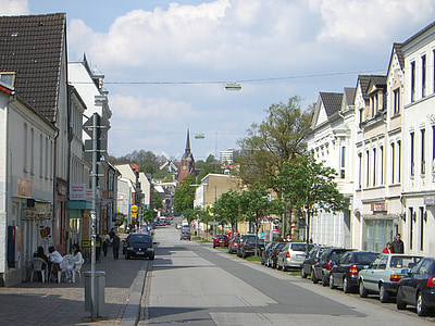 Flensburg, Neustadt, St petri, horské mill