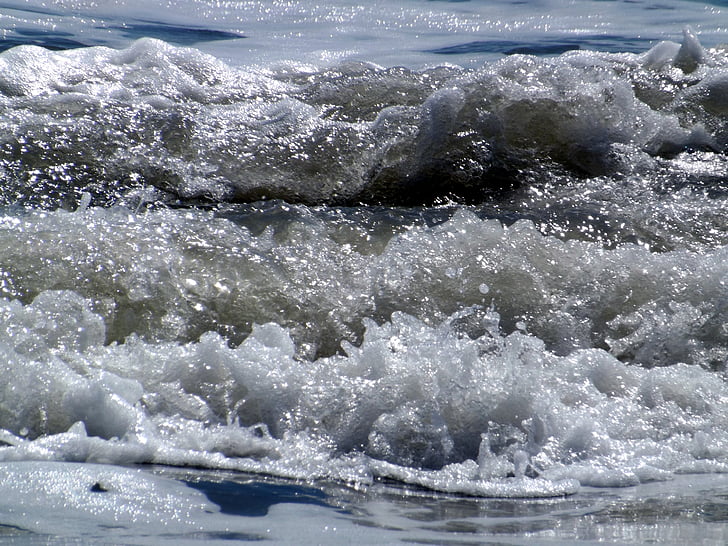 波, 水, 抽象的な, 液体, 海, 自然, モーション