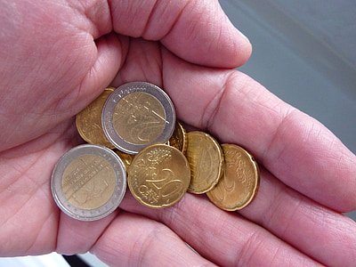 euro, euro-érme, pénz, pénznem, érmék, Pénzügy, készpénz